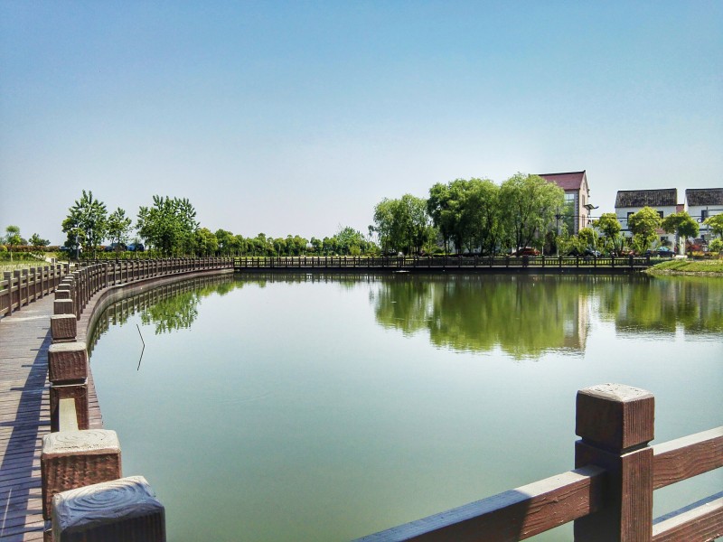 上海淀山湖水墨风景图片(9张)