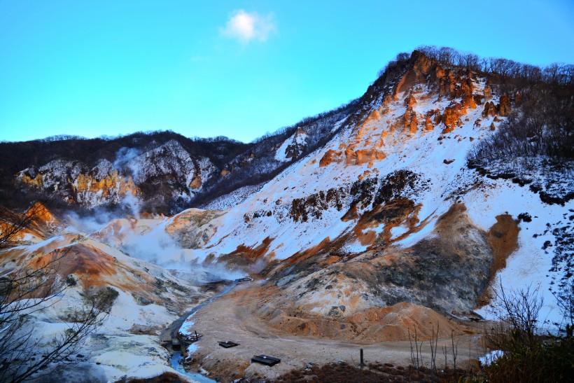 日本北海道地狱谷风景图片(12张)