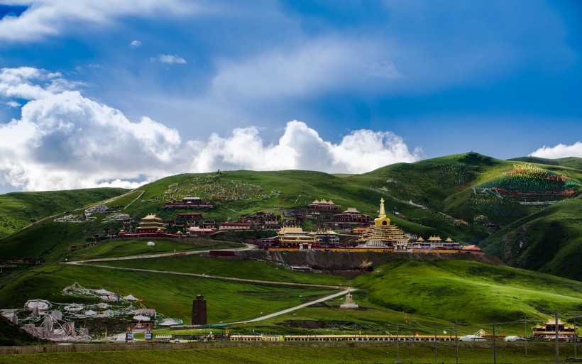西藏东嘎寺风景图片(11张)