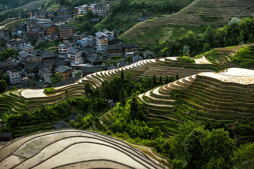 广西龙脊梯田风景图片(20张)