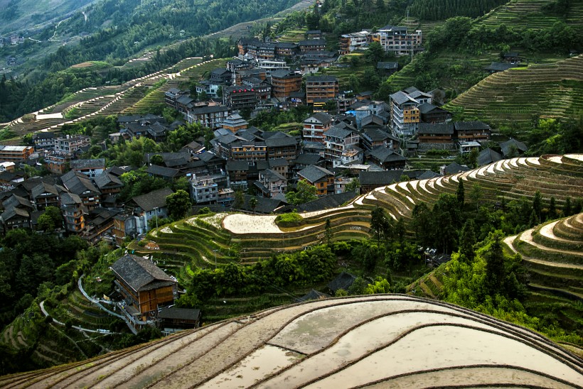 广西龙脊梯田风景图片(20张)