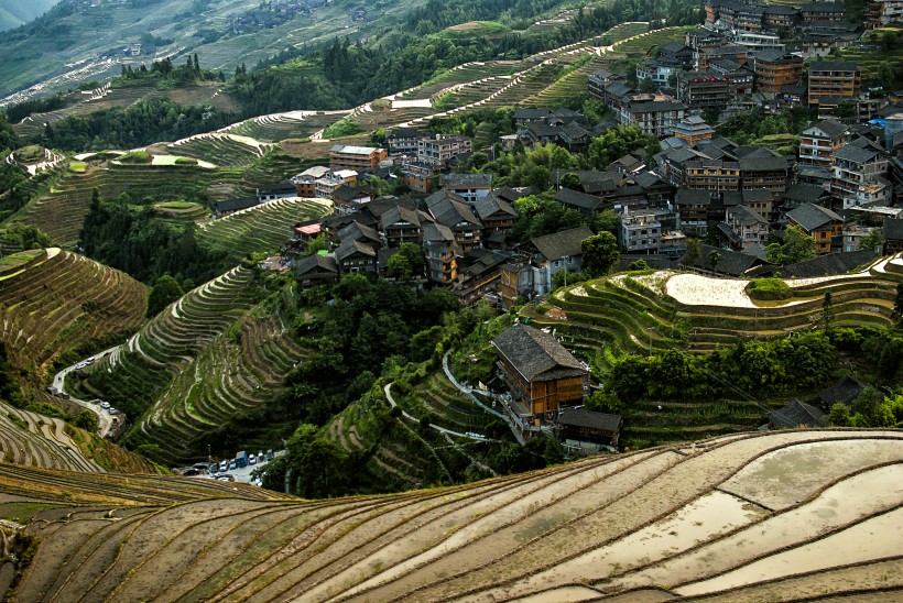 广西龙脊梯田风景图片(20张)