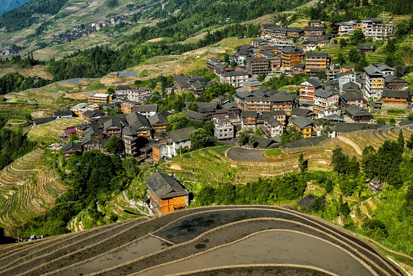 广西龙脊梯田风景图片(20张)