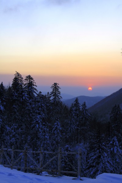 黑龙江海林二浪河雪景图片(17张)