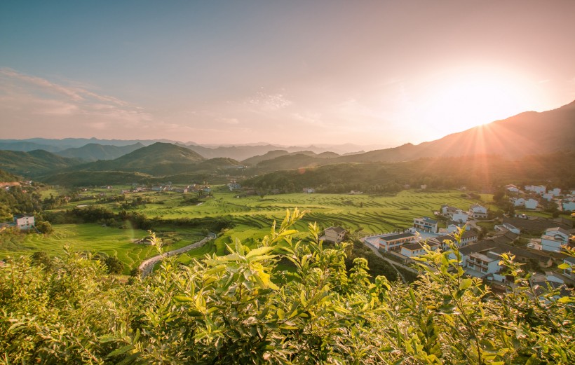 陕西凤堰古梯田风景图片(8张)