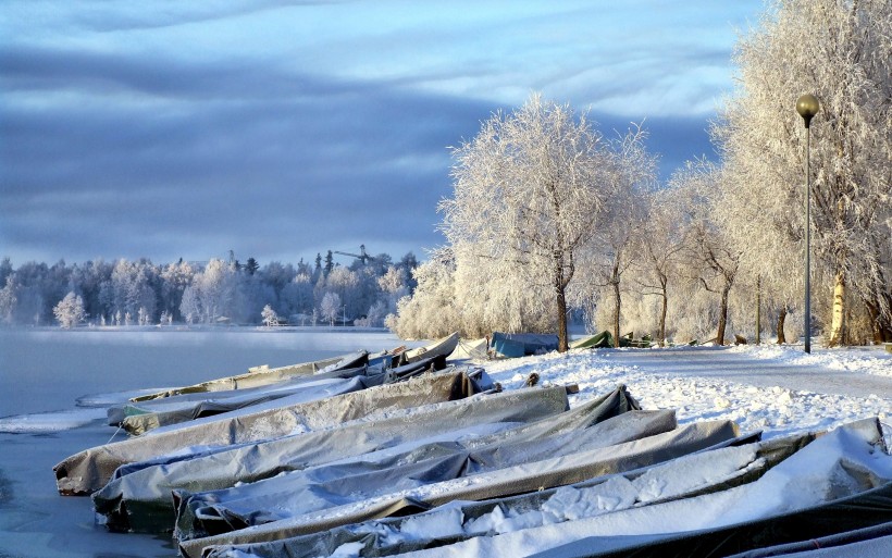 芬兰的雪图片(17张)