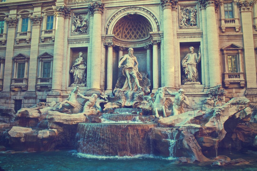 意大利特莱威喷泉图片(8张)