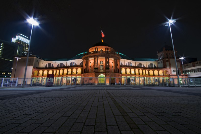 德国法兰克福夜景图片(8张)