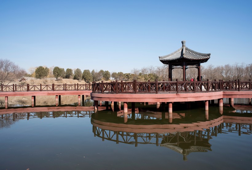 北京圆明园福海风景图片(8张)