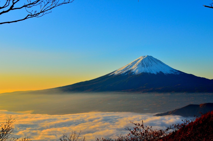 美丽的富士山图片(12张)