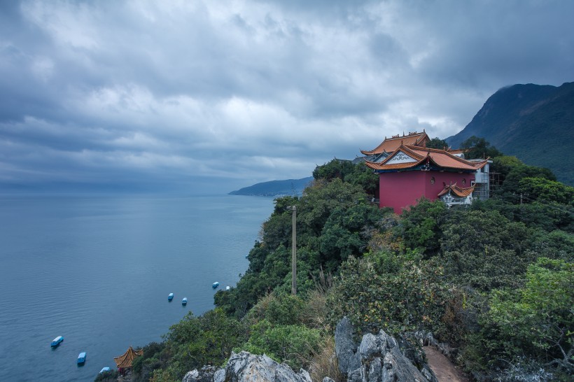 云南抚仙湖风景图片(8张)