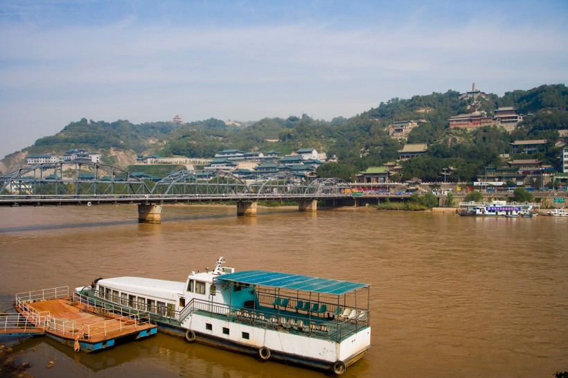 甘肃兰州黄河大桥图片(12张)