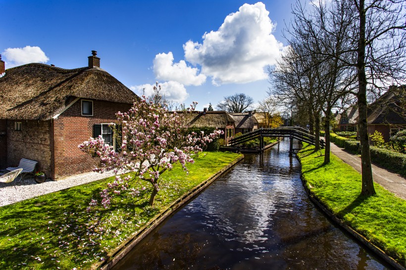 荷兰羊角村风景图片(12张)