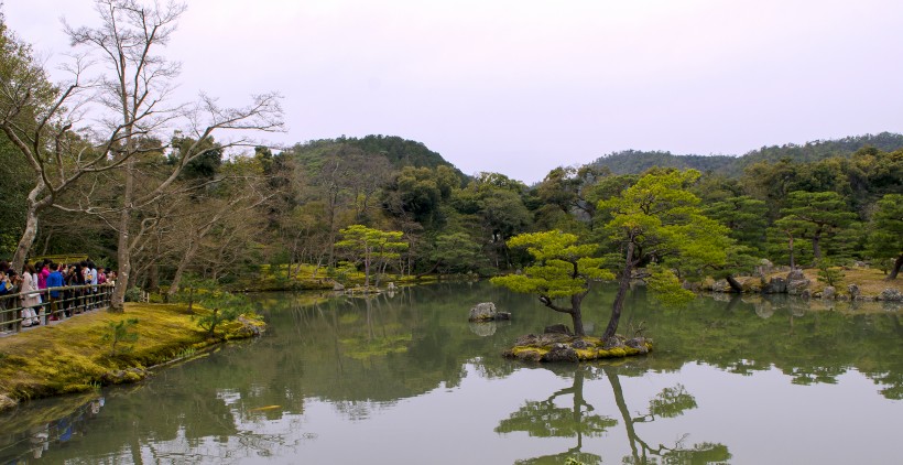 日本京都金阁寺风景图片(7张)