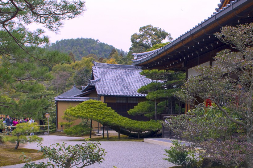 日本京都金阁寺风景图片(7张)