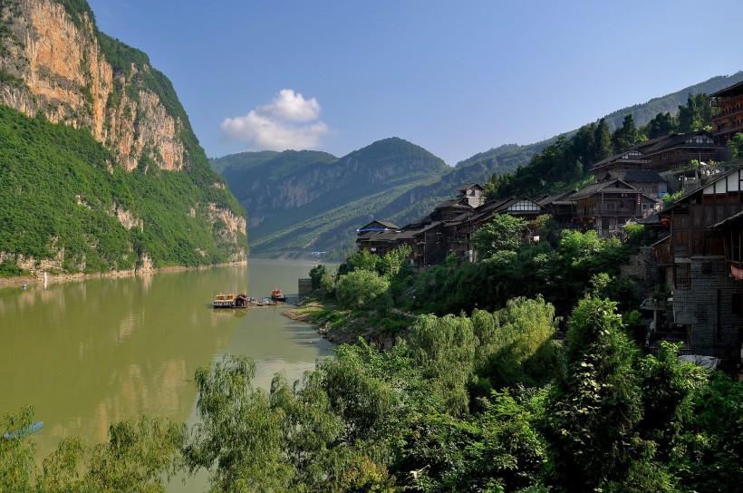 重庆龚滩古镇风景图片(9张)