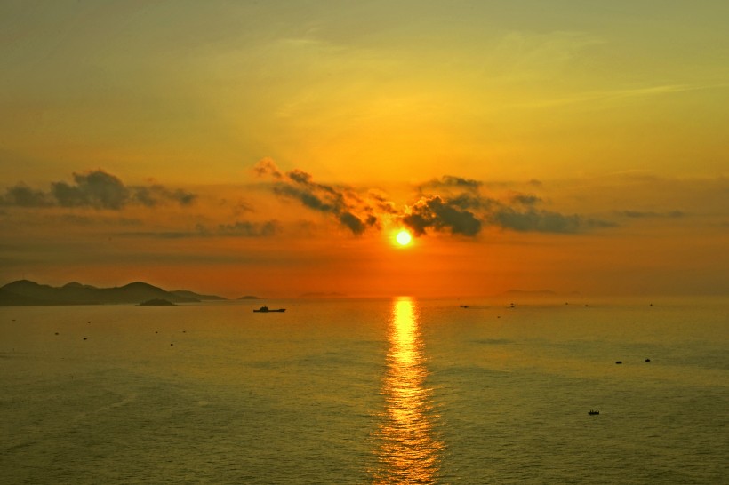 广东阳江海陵岛晚霞风景图片(8张)