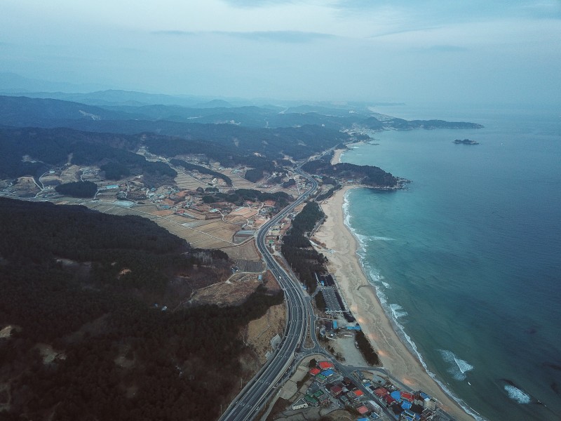 韩国海水浴场风景图片(9张)