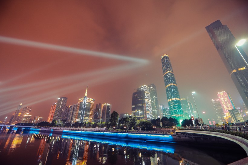 广东广州海心沙夜景图片(12张)