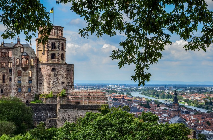 德国海德堡老城区风景图片(13张)