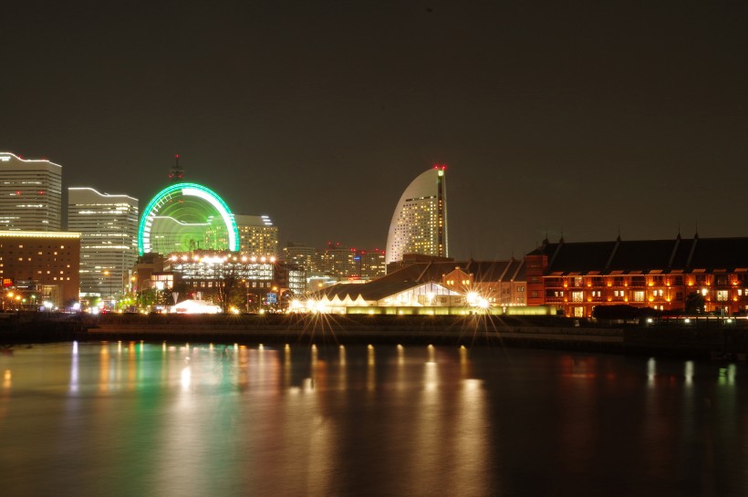 日本横滨夜景高清图片(12张)