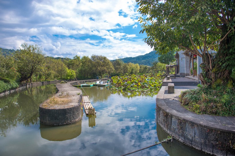 云南和顺古镇风景图片(19张)