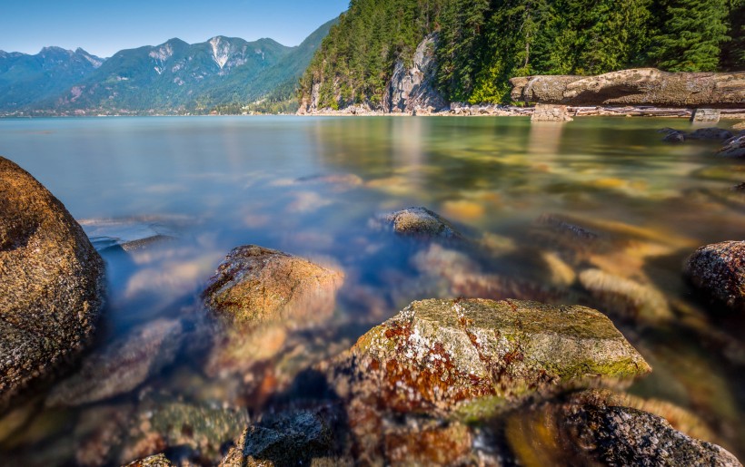 加拿大马蹄湾海边风景图片(9张)