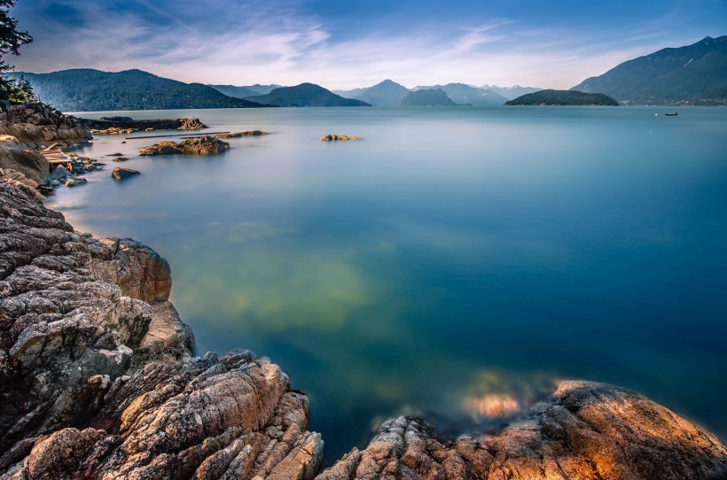 加拿大马蹄湾海边风景图片(9张)