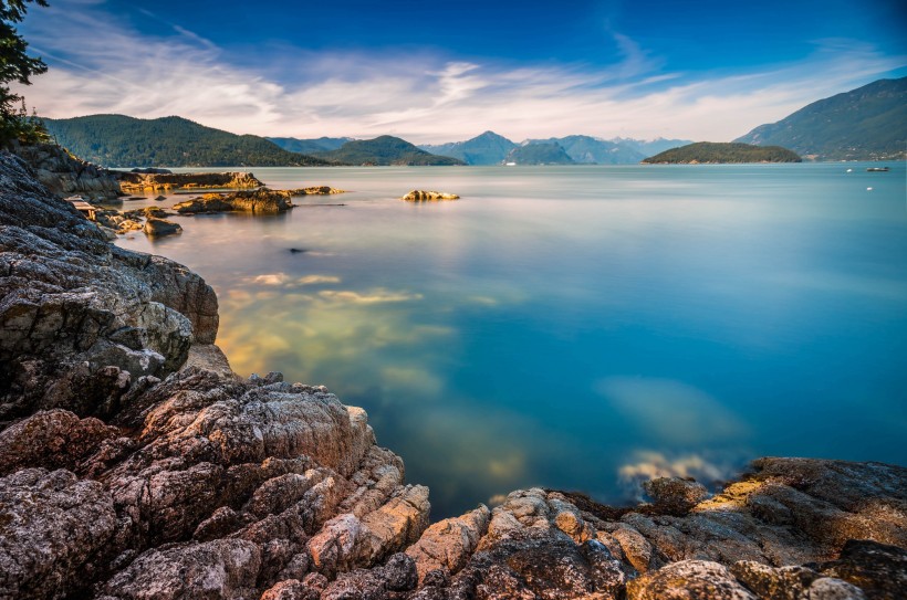 加拿大马蹄湾海边风景图片(9张)
