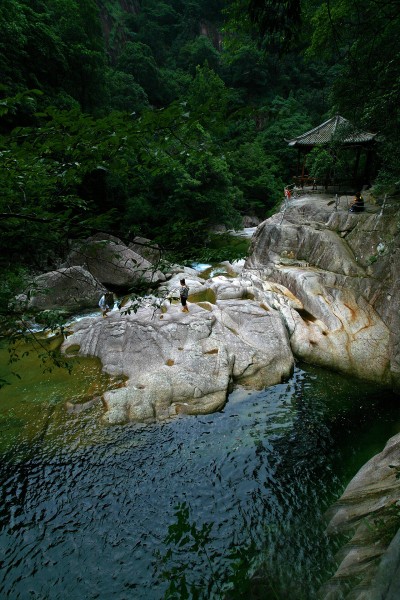 福建大安源黄冈山大峡谷风景图片(20张)