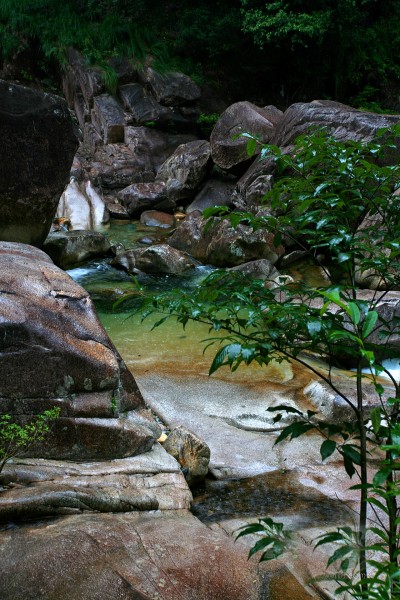 福建大安源黄冈山大峡谷风景图片(20张)