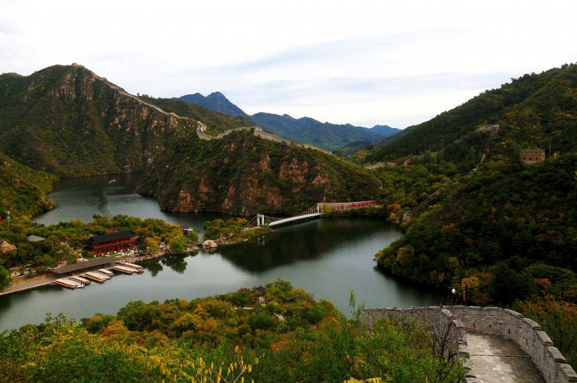 北京怀柔黄花城水长城风景图片(13张)