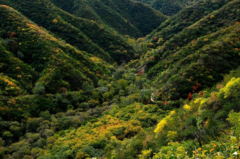 北京怀柔黄花城水长城风景图片(13张)