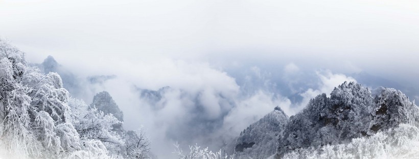 黄山雾凇图片(14张)