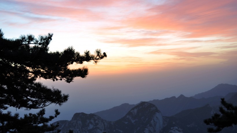 陕西华山风景图片(9张)