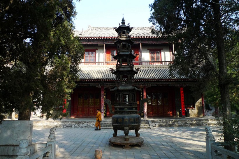 陕西西安护国兴教寺风景图片(12张)