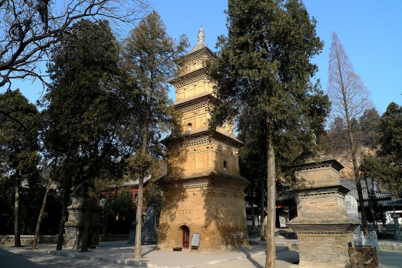 陕西西安护国兴教寺风景图片(12张)