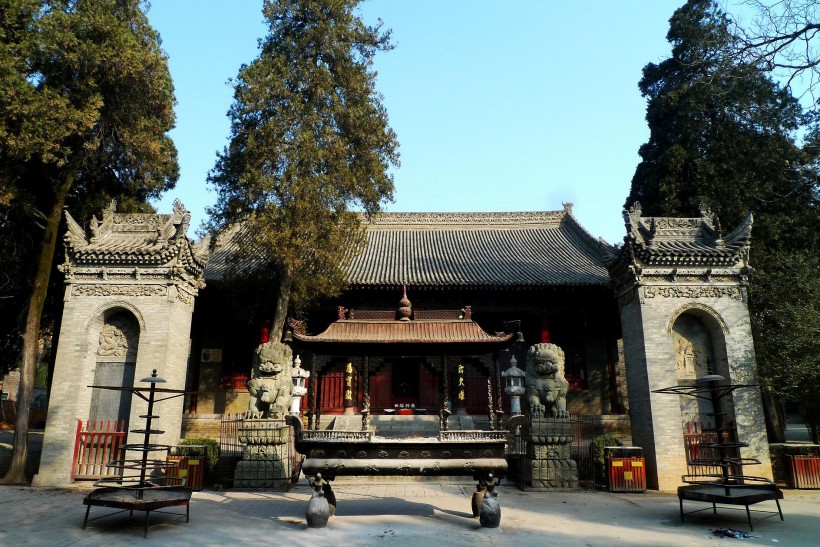 陕西西安护国兴教寺风景图片(12张)