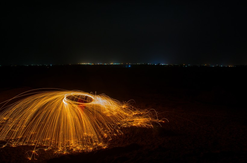 火树银花的光圈夜景图片(10张)
