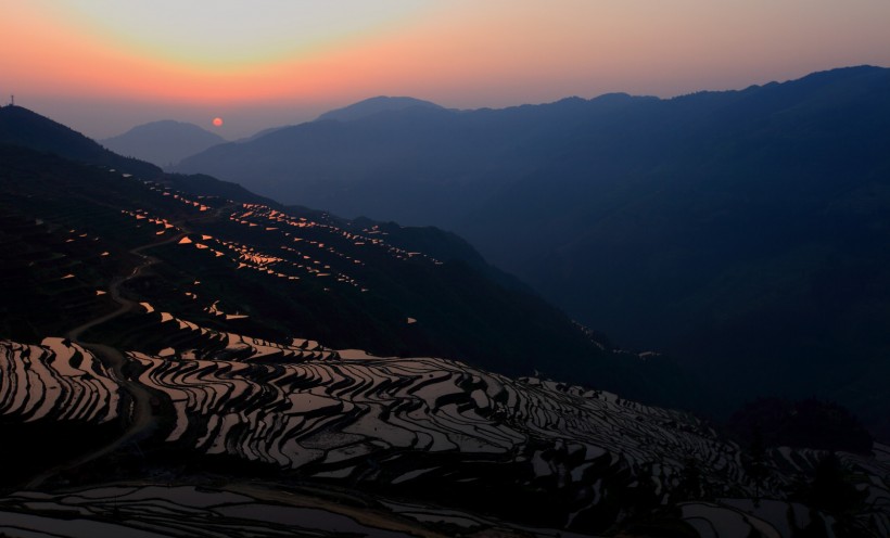 贵州加榜梯田风景图片(20张)