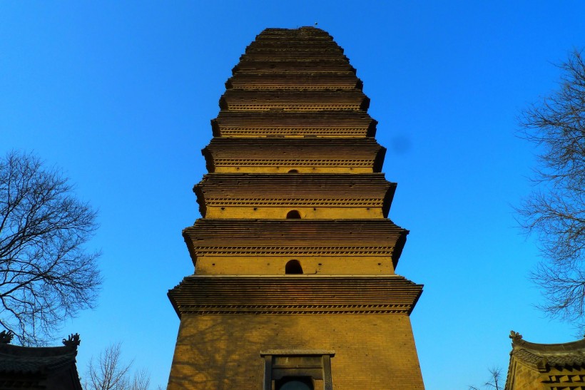 陕西西安荐福寺风景图片(12张)