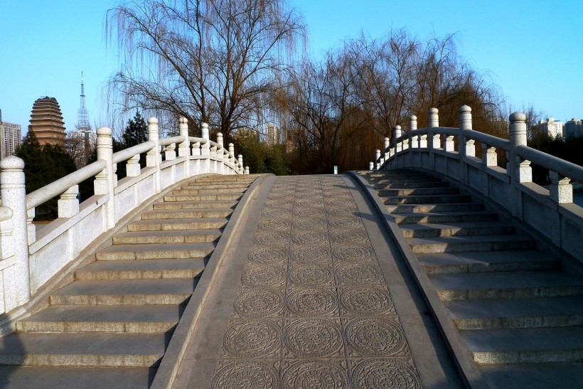 陕西西安荐福寺风景图片(12张)