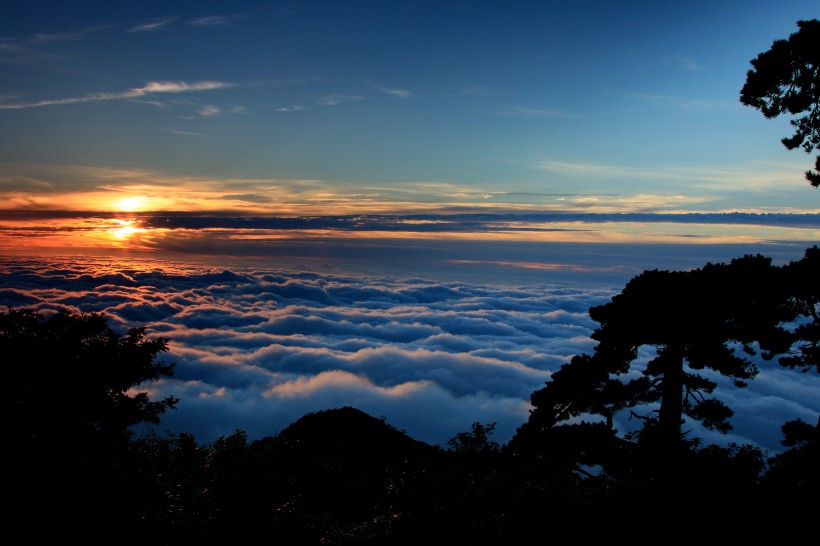 江西三清山日出风景图片(13张)