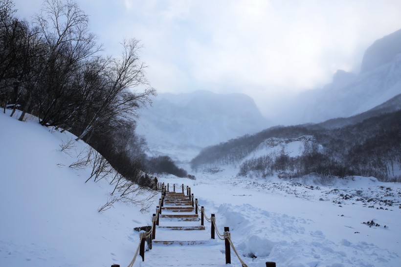 吉林长白山雪景图片(8张)