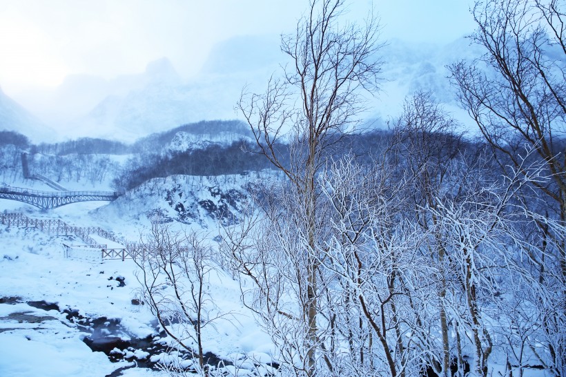 吉林长白山雪景图片(8张)