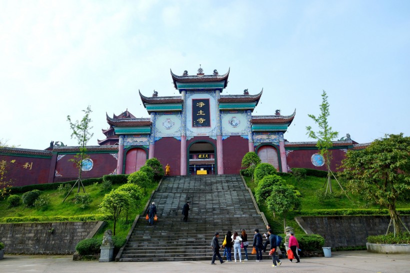 四川大竹县净土寺风景图片(9张)