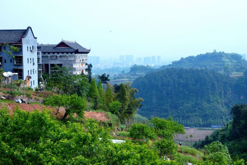 四川大竹县净土寺风景图片(9张)