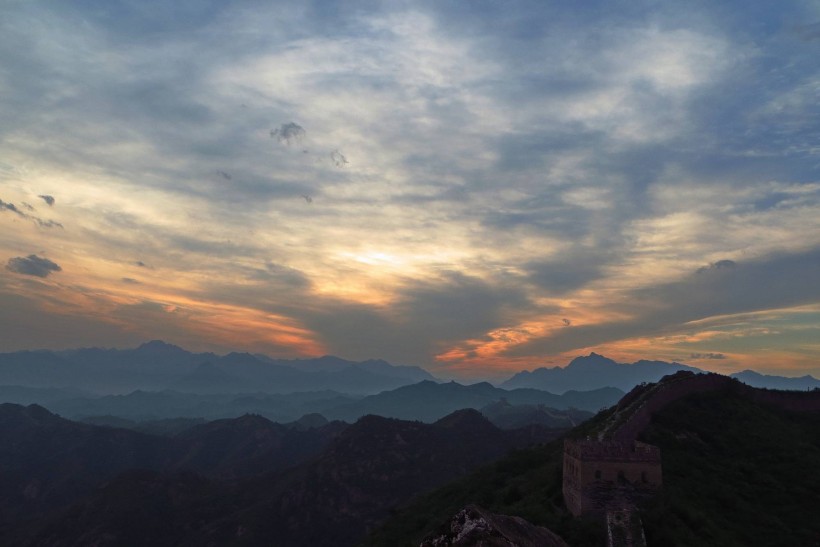 北京金山岭长城风景图片(18张)