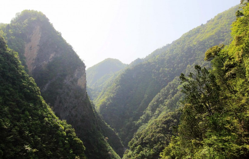 陕西商洛金丝大峡谷风景图片(20张)