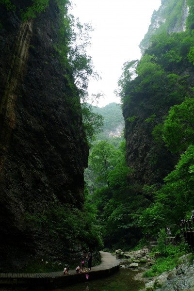 陕西商洛金丝大峡谷风景图片(20张)